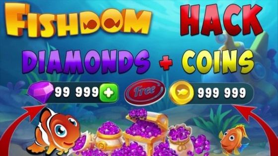 Fishdom hack Free Diamonds and Coins No Survey Verification